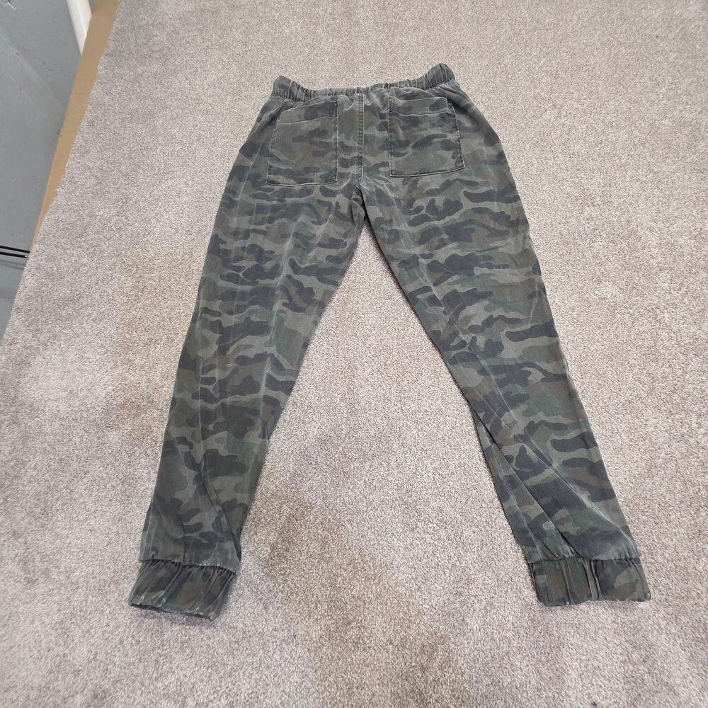 Cloth & Stone Camo Jogger Pants Womens Small Tencel Green Military Anthropologie